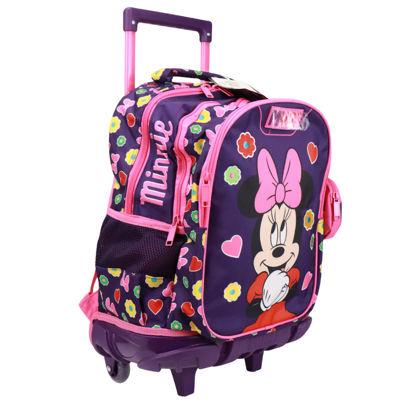 Cartable Trolley Disney Minnie Must Team - sac isotherme et trousse- GOURDE CADEAU