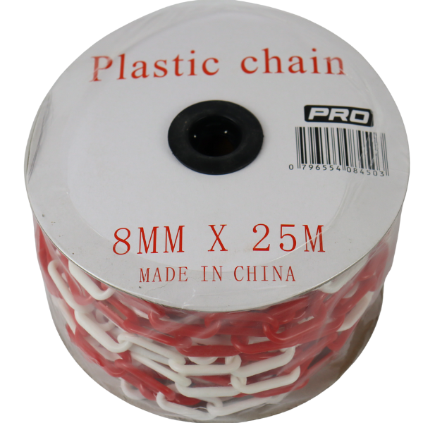 Chaîne en plastique 8 mm x 25 m