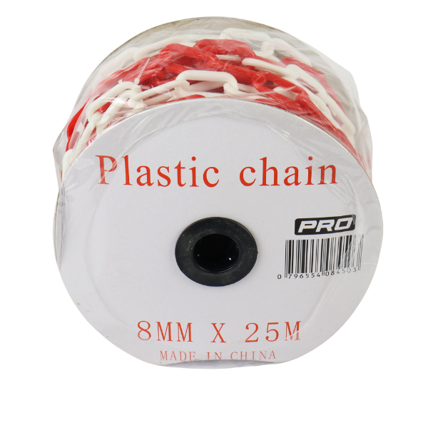 Chaîne en plastique 8 mm x 25 m