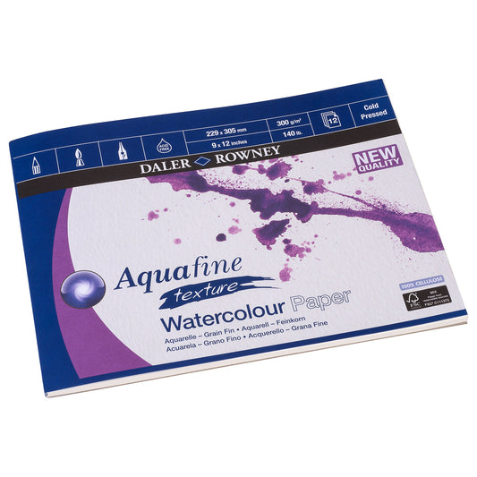 AQUAFINE WATERCOLOUR PAPER - 229*305 MM