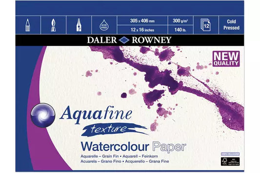 AQUAFINE WATERCOLOUR PAPER 300GSM - 300*406 MM
