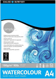 DALER ROWNEY SIMPLY 90LB WATERCOLOUR PAD A4* 27*21 CM