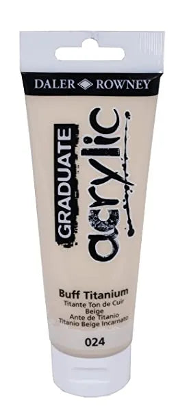 PEINT.ACRYL DR COL 120ML  BUFF TITANIUM