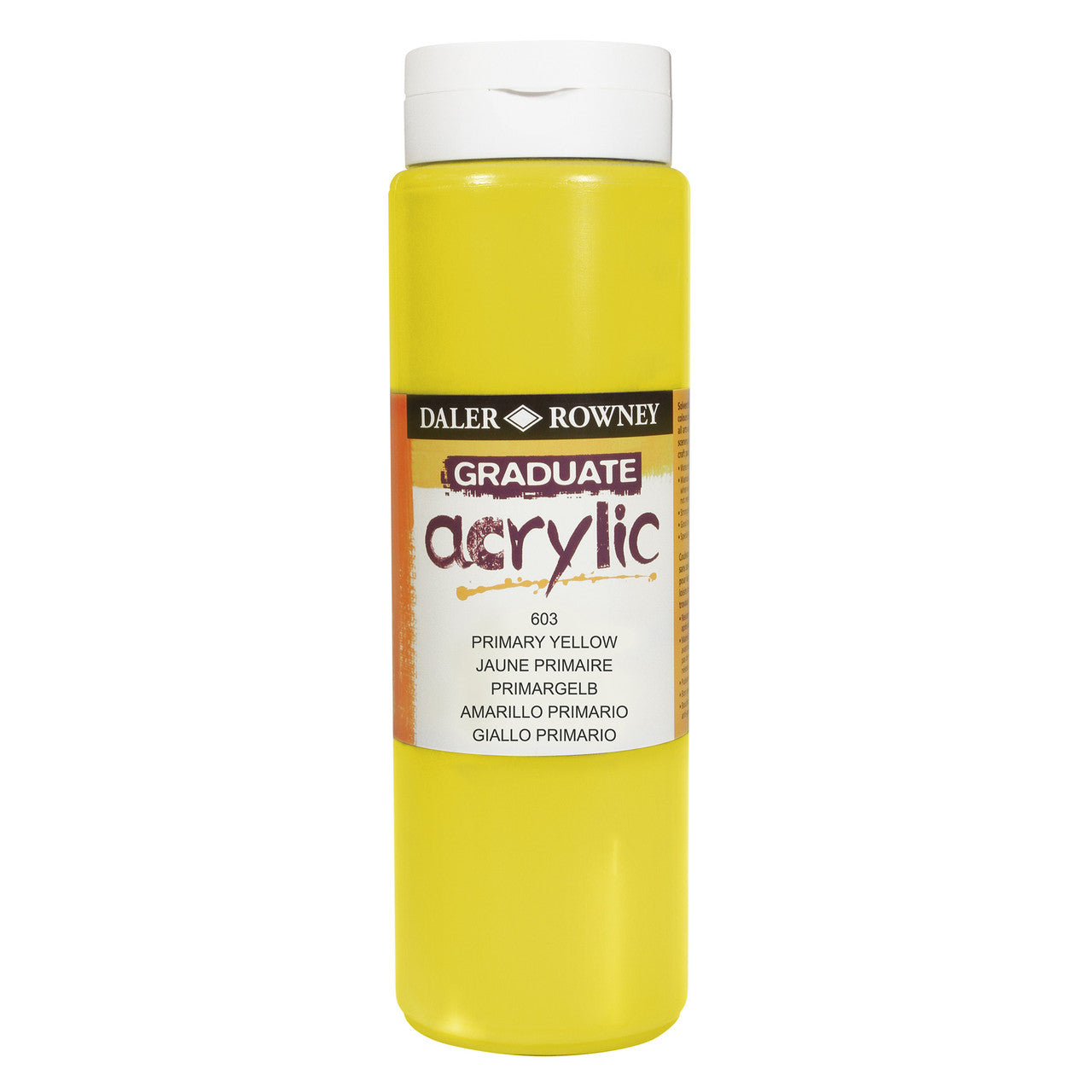 PEINTURE ACRYLIQUE 500ML JAUNE P RI