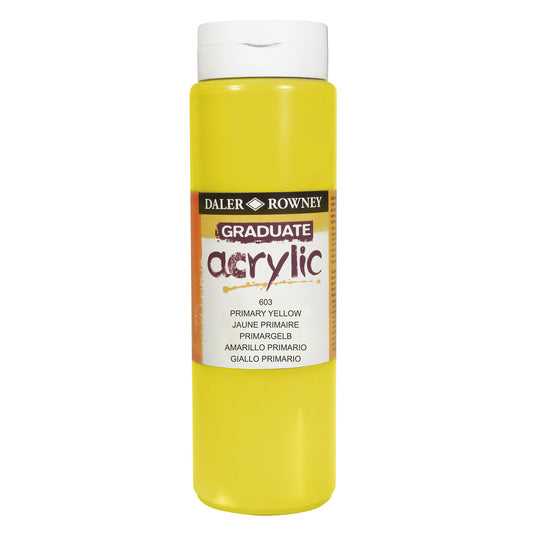 PEINTURE ACRYLIQUE 500ML JAUNE P RI