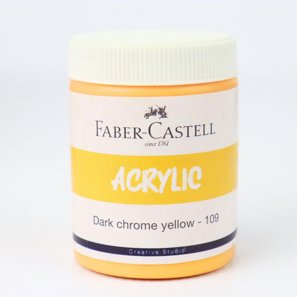 Faber Castell Acrylic - Dark chrome yellow