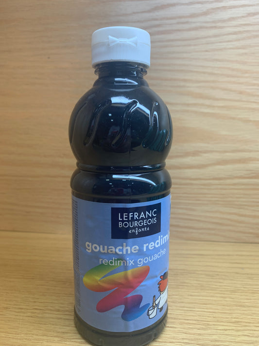 GOUACHE LIQUIDE C&C 500ML NOIR