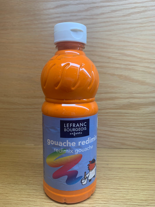 Gouache Liquide LFB – 1 Litre – ORANGE