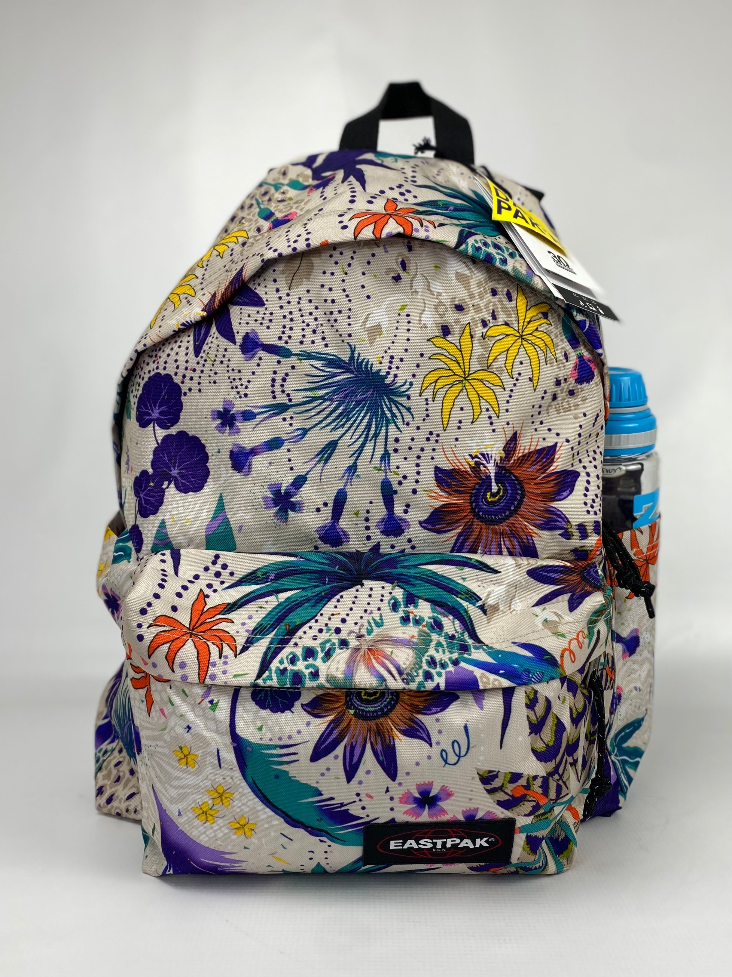 Sac à dos Eastpak Floral bleu+ Gourde gratuite