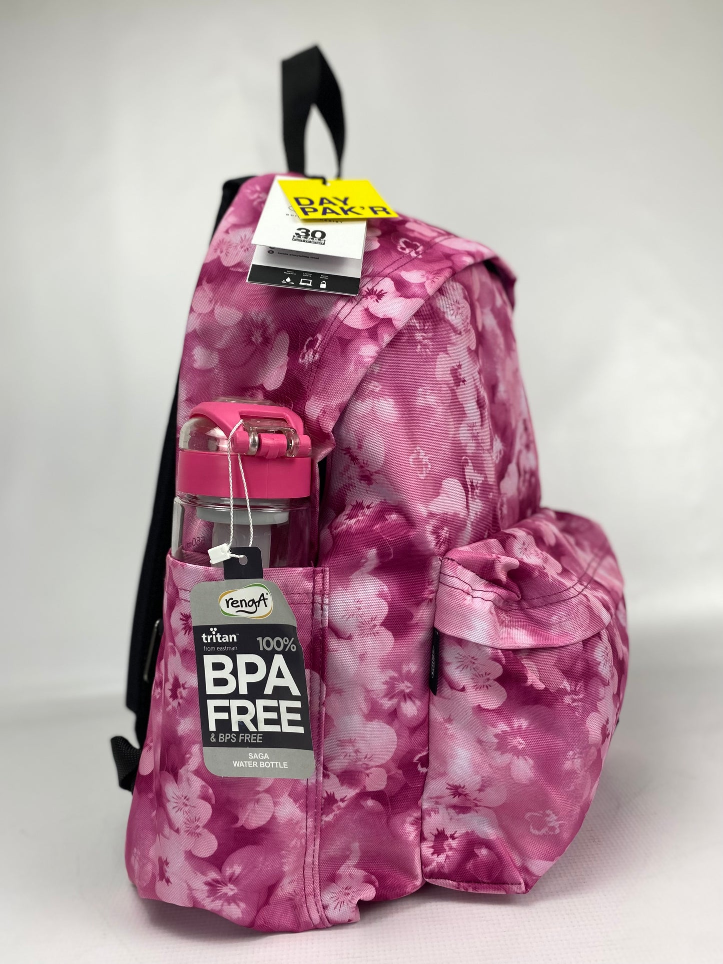 Sac à dos Eastpak Rose/blanc+ Gourde gratuite