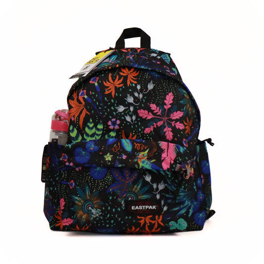Sac à dos Eastpak NOIR/FLORAL+ Gourde gratuite