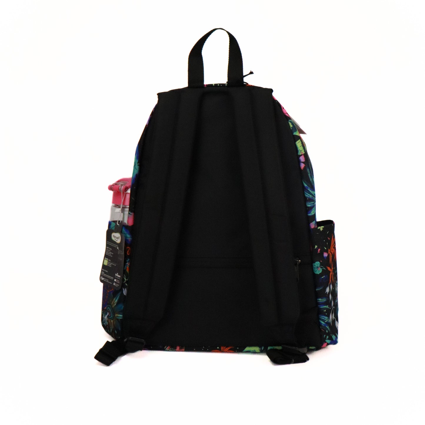 Sac à dos Eastpak NOIR/FLORAL+ Gourde gratuite