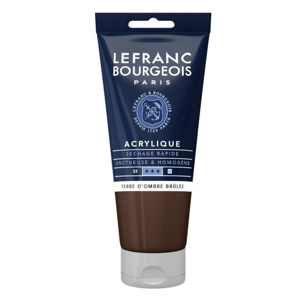 PEINTURE ACRYLIQUE FINE 80ML -  TERRE D'EMBRE BRULEE