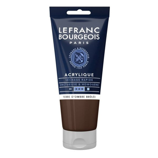 PEINTURE ACRYLIQUE FINE 80ML -  TERRE D'EMBRE BRULEE