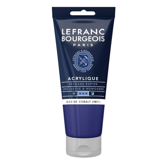 PEINTURE ACRYLIQUE FINE 80ML -   BLEU DE COBALT
