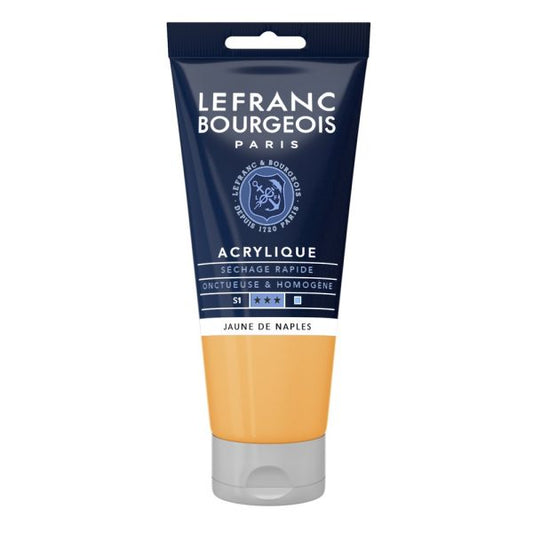 PEINTURE ACRYLIQUE FINE 80ML -  JAUNE DE NAPLE