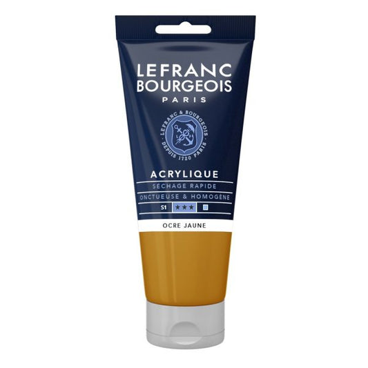 LB ACRYLIQUE FINE 80ML TUBE OCRE JAUNE