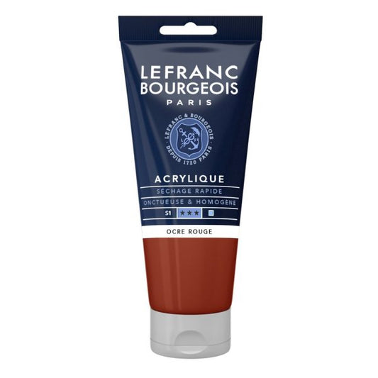 LB ACRYLIQUE FINE 80ML TUBE OCRE ROUGE