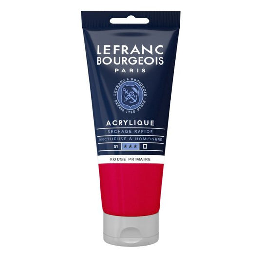 PEINTURE ACRYLIQUE FINE 80ML - ROUGE PRIMAIRE
