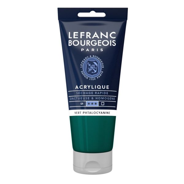 LB ACRYLIQUE FINE 80ML TUBE VERT PHTALOC