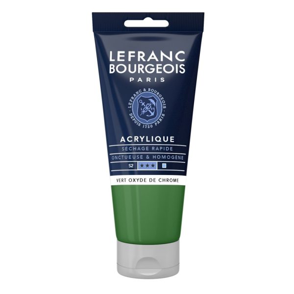 PEINTURE ACRYLIQUE FINE 80ML -   VERT OXYDE DE CHROME