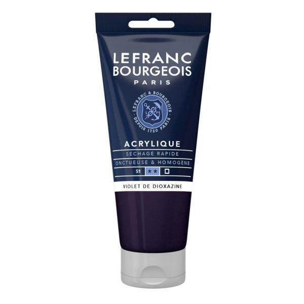 LB ACRYLIQUE FINE 80ML TUBE VIOLET DE DIOXAZINE