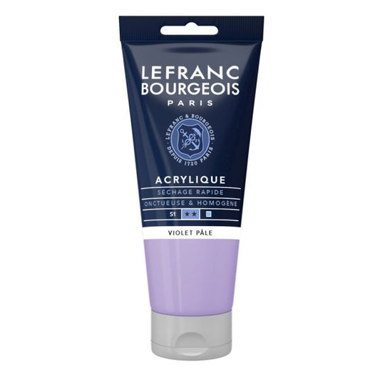 LB ACRYLIQUE FINE 80ML TUBE VIOLET PåLE