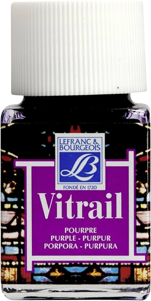 GLASS COL VITRAIL 50ML PURPLE