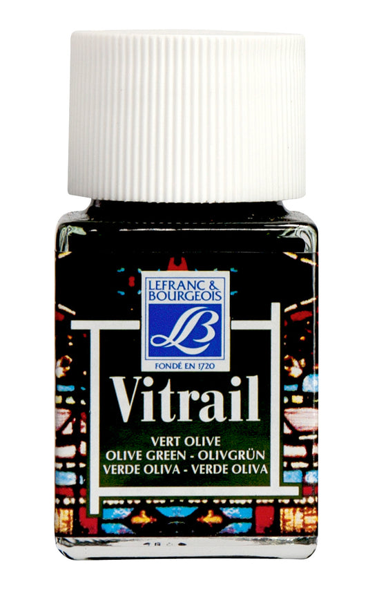 GLASS COL VITRAIL 50ML OLVE GN