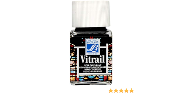 GLASS COL VITRAIL 50ML HIDNG BK