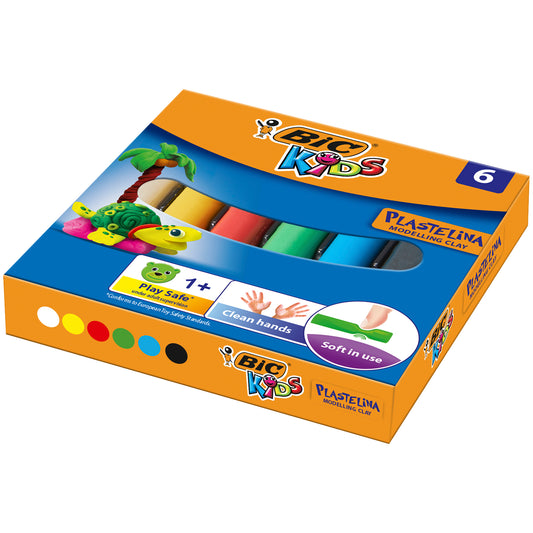 PLASTICINE BOX6 AST EU