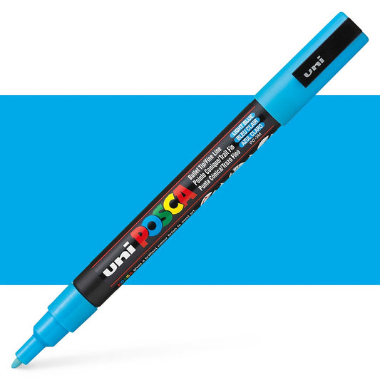 POSCA MARKERS A BASE D'EAU PC_5M BLEU CIEL