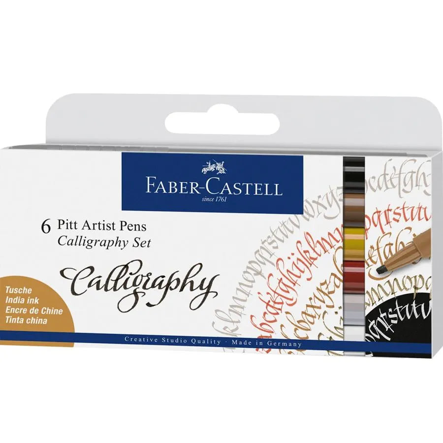 P'TIT ARTIST PEN CALLIGRAPHIE *6 INDIA INK.4PC