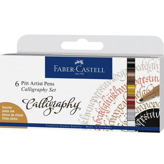 P'TIT ARTIST PEN CALLIGRAPHIE *6 INDIA INK.4PC