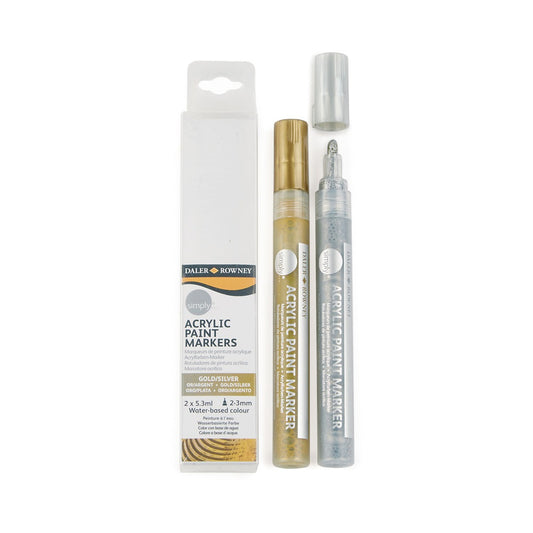 SIMPLY ACRLIC MARKERS X2 G&S