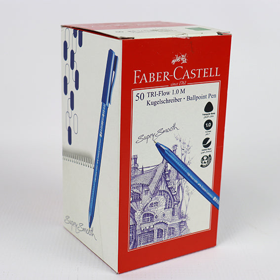 STYLO TRI FLOW 1MM-VERT BTE 50