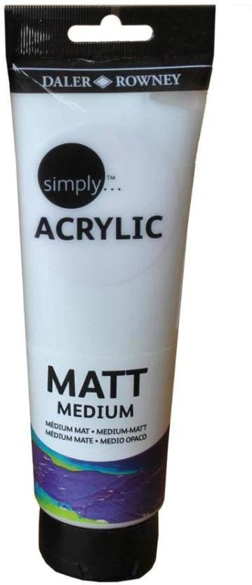 SIMPLY ACRYLIC MATT MEDIUM 250ML