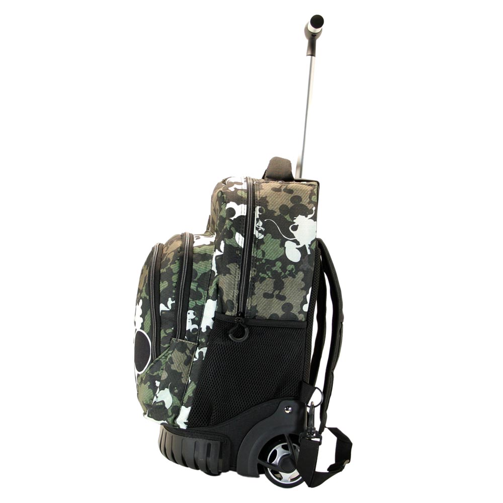 MICKEY MOUSE VERT MILITAIRE SAC À DOS TROLLEY