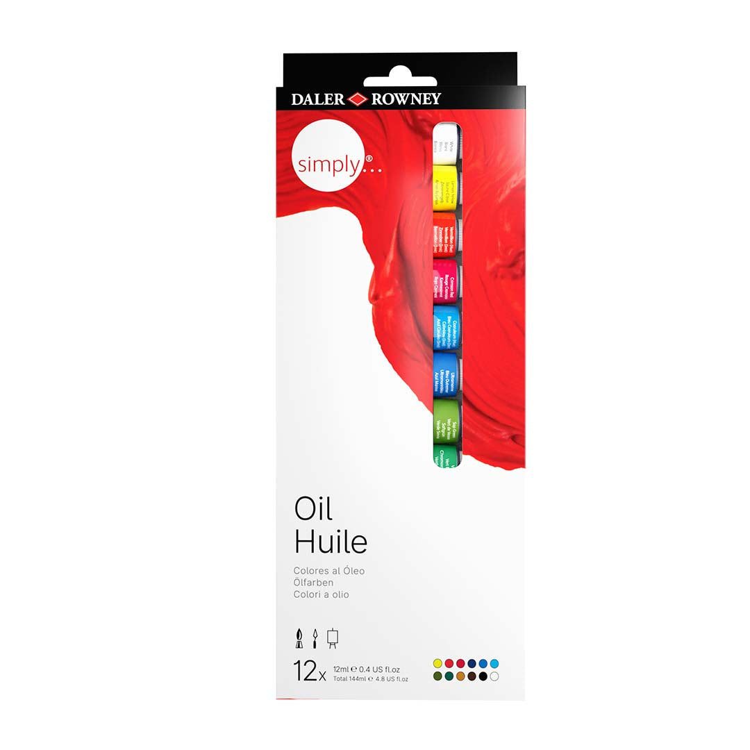 Simply Oil Colour 12X12ml ET 24X12ml