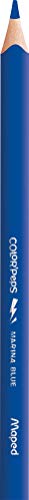 Maped - Crayons de Couleur STRONG Color'Peps - 12 Crayons de Coloriage Ultra-résistants et Ergonomique - Pochette de 12 Crayons
