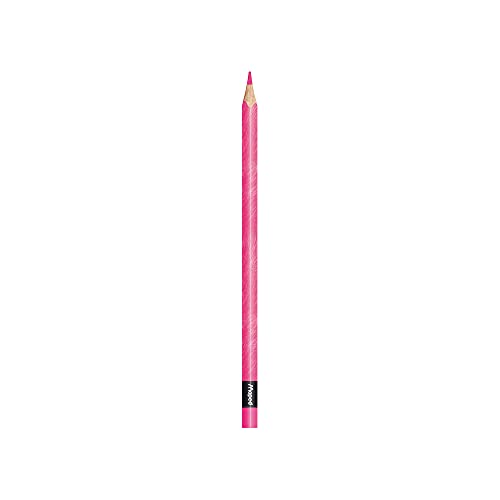 Maped - Crayons de Couleur Color'Peps Animals FSC - Crayon de Coloriage Triangulaire Ergonomique - Crayons Décorés Animaux - Pochette de 24 Crayons en Bois Certifiés FSC