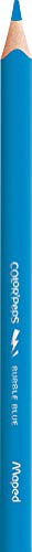 Maped - Crayons de Couleur STRONG Color'Peps - 12 Crayons de Coloriage Ultra-résistants et Ergonomique - Pochette de 12 Crayons