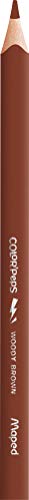 Maped - Crayons de Couleur STRONG Color'Peps - 12 Crayons de Coloriage Ultra-résistants et Ergonomique - Pochette de 12 Crayons