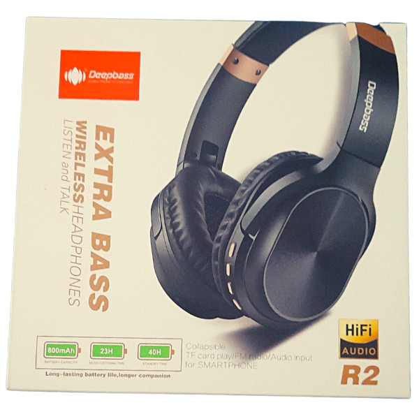 Casque de Jeu sans fil  Deepbass R2 Extra Bass