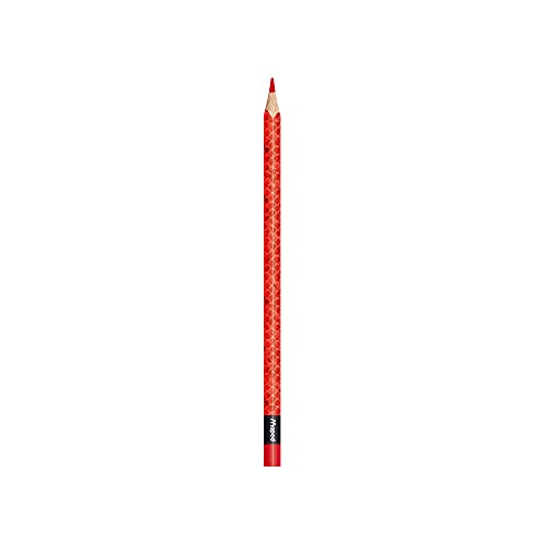 Maped - Crayons de Couleur Color'Peps Animals FSC - Crayon de Coloriage Triangulaire Ergonomique - Crayons Décorés Animaux - Pochette de 24 Crayons en Bois Certifiés FSC