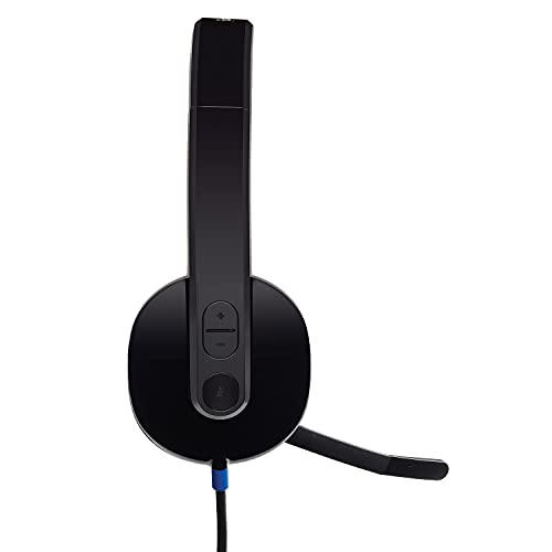 Logitech H390 Casque Filaire USB, Ecouteurs Stéréo Numérique avec Micro Anti-Parasite, Commandes Intégrées, Compatible avec PC/Mac/Portable - Noir