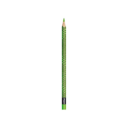 Maped - Crayons de Couleur Color'Peps Animals FSC - Crayon de Coloriage Triangulaire Ergonomique - Crayons Décorés Animaux - Pochette de 24 Crayons en Bois Certifiés FSC