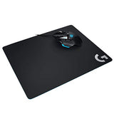 Logitech G240 Tapis de Souris Gamer en Tissu, Pour Souris Gaming Filaire ou sans Fil, 340 x 280mm, Epaisseur 1mm, Friction de Surface Modérée, Texture Homogène, Base en Caoutchouc Stable - Noire