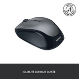 Logitech M235 Souris Sans Fil, 2.4GHz avec Récepteur USB Unifying, Suivi Optique 1000 PPP, Pile 12 Mois, Compatible avec PC, Mac, Ordinateur Portable, Chromebook - Gris