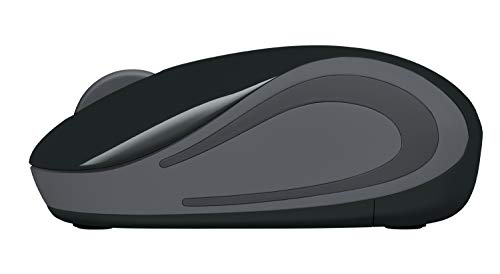 Logitech Wireless Mini Mouse M187 Ultra Portable, 2.4 GHz with USB Receiver, 1000 DPI Optical Tracking, 3-Buttons, PC / Mac / Laptop - Black